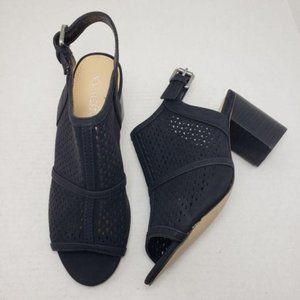 Nine West WNNYLAH3 Black Open Toe Slingback Heels